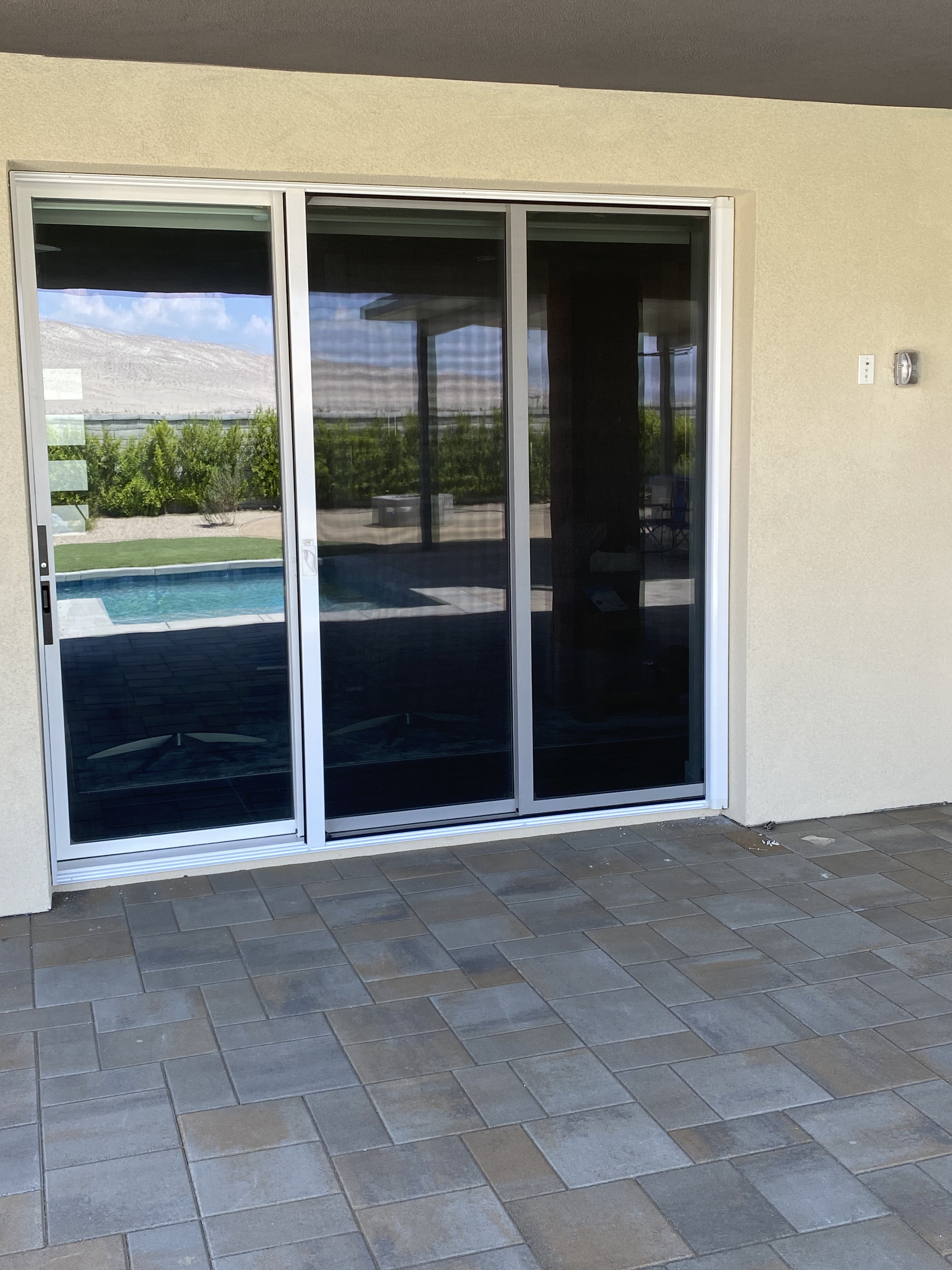 Retractable Screen Doors installed by Valley Screens in the Coachella Valley