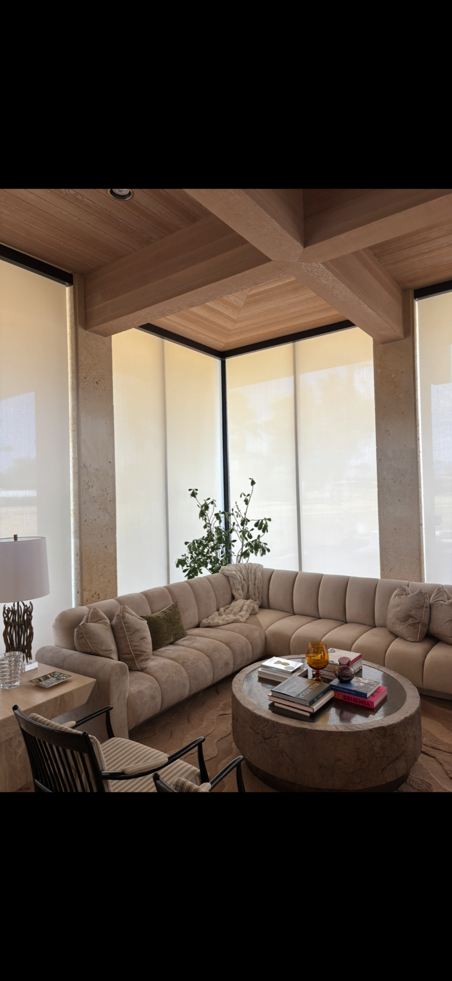 Window Treatments installed by Valley Screens in the Coachella Valley